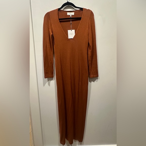 L’Academie Deena Maxi Dress in Brown from Revolve - Picture 3 of 7